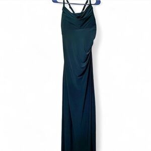 Morgan & Co. Strapless Teal Dress